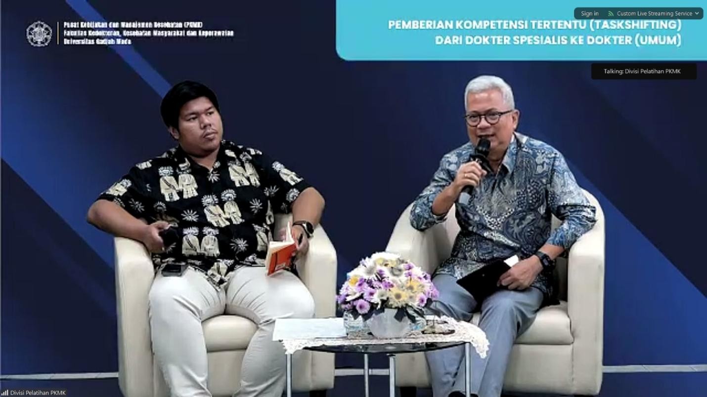 Reportase  Webinar Pemberian Kompetensi Tertentu (Task Shifting) dari Dokter Spesialis ke Dokter Umum